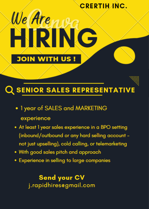 Crertih Inc. job hiring image