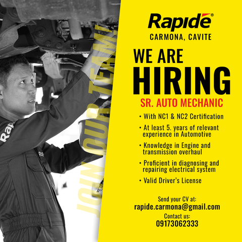 Rapide-Carmona job hiring image