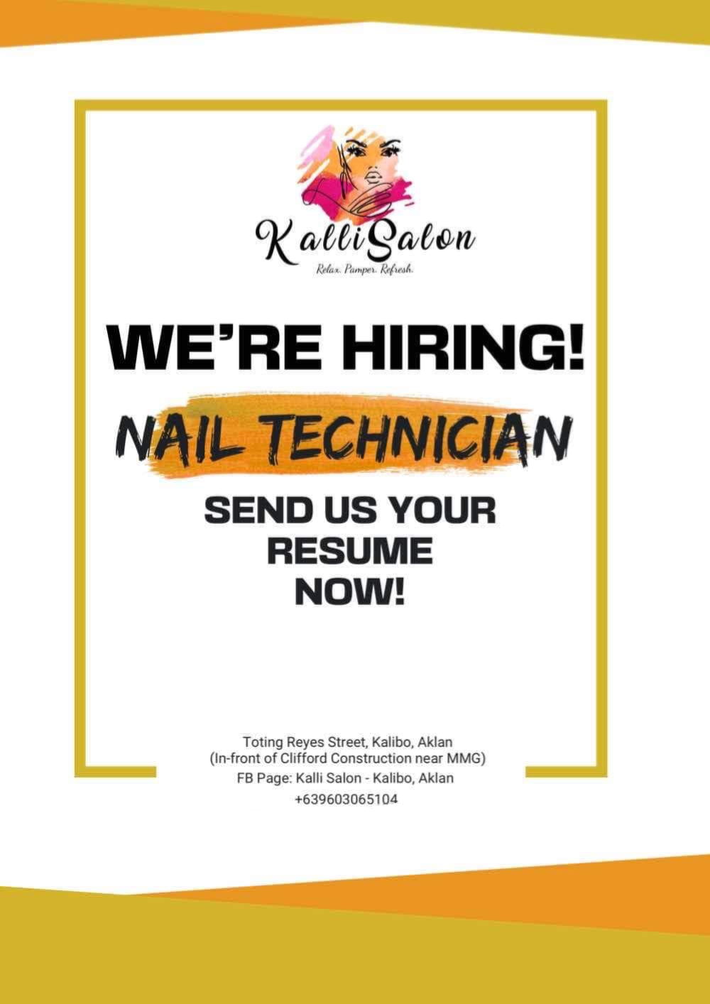 Kalli Salon job hiring image