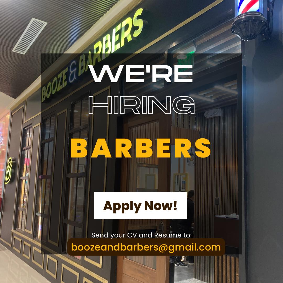 Booze & Barbers - Baguio job hiring image