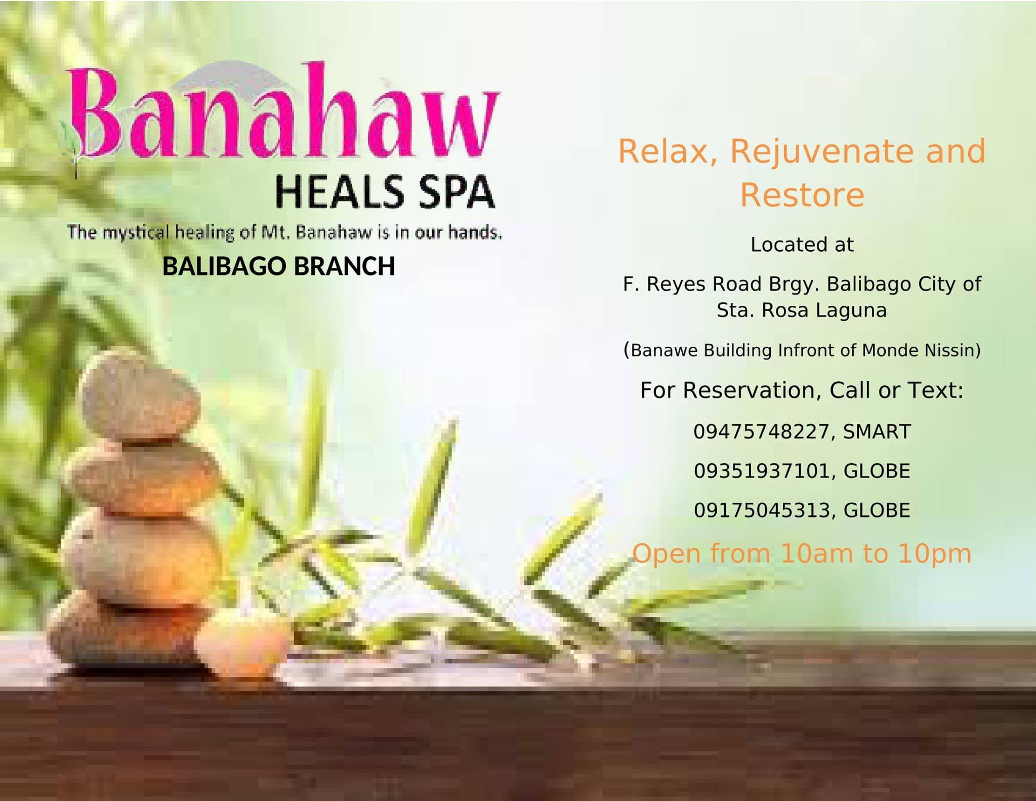 Banahaw Heals Spa - Balibago Branch job hiring image