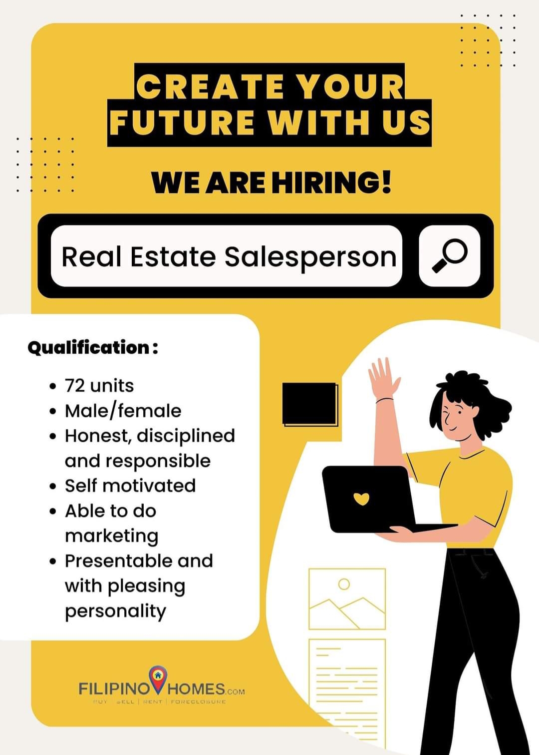 Filipino Homes.Com job hiring image