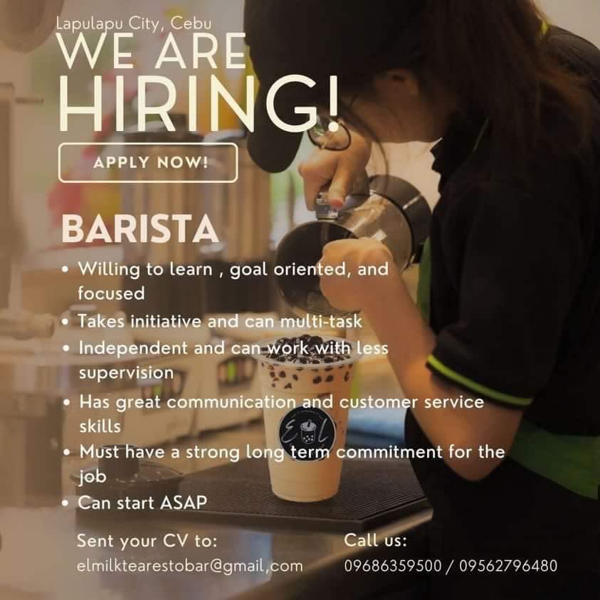 El Milktea job hiring image