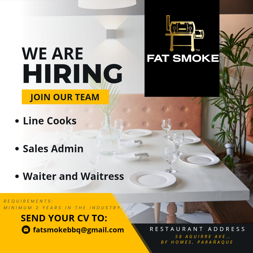 Fat Smoke - Parañaque job hiring image