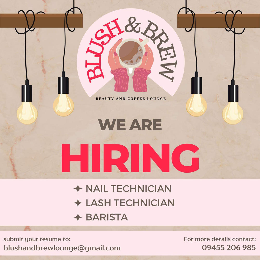 Blush and Brew Lounge job hiring image