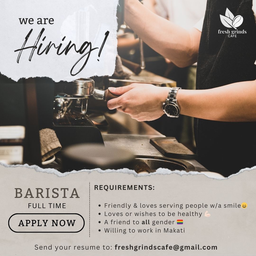 Fresh Grinds Cafe job hiring image