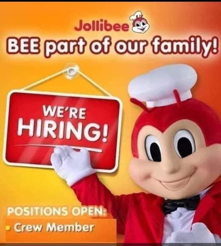 Jollibee Aurora Gilmore job hiring image