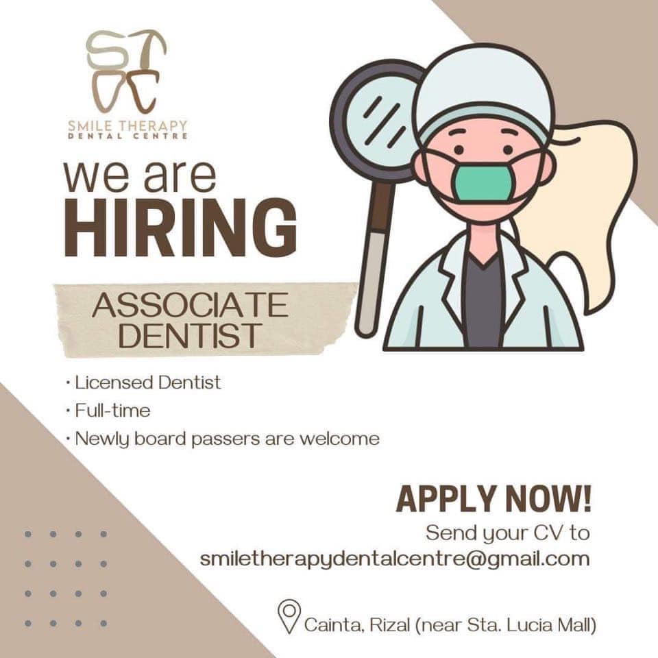 Smile Theraphy Dental Centre - Taytay job hiring image