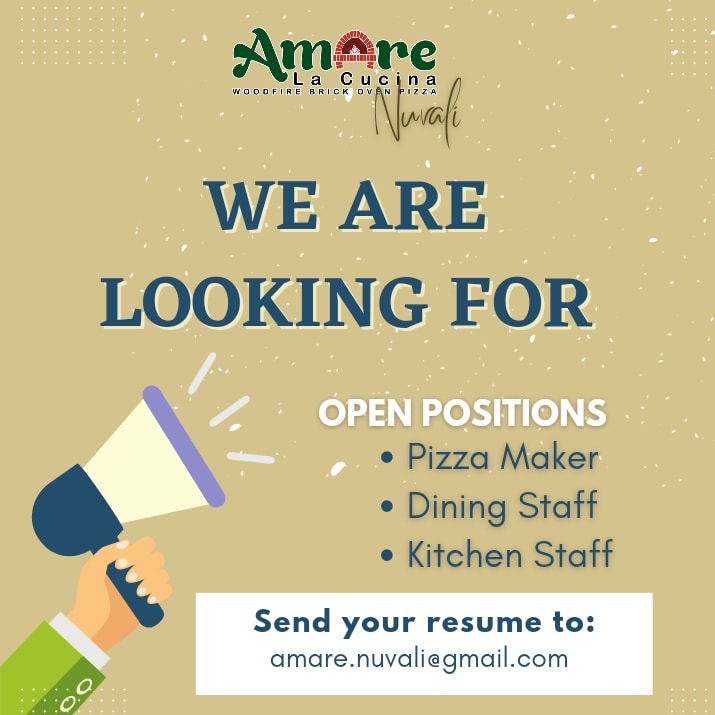 Amare La Cucina Nuvali job hiring image