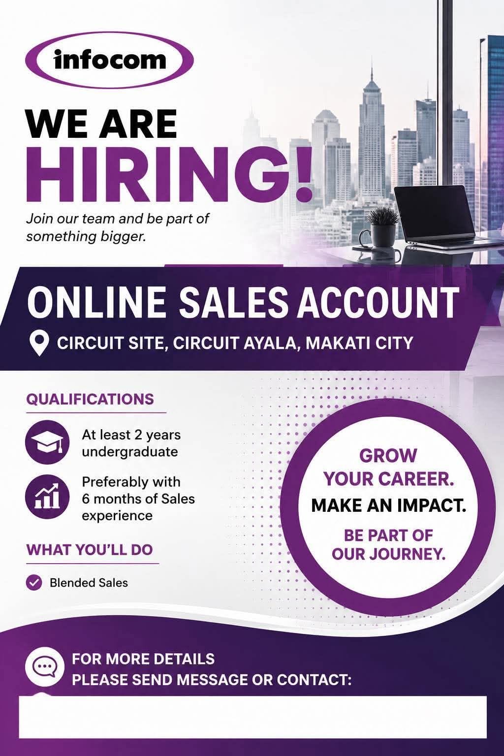 ONLINE SALES ACCOUNTANT
image