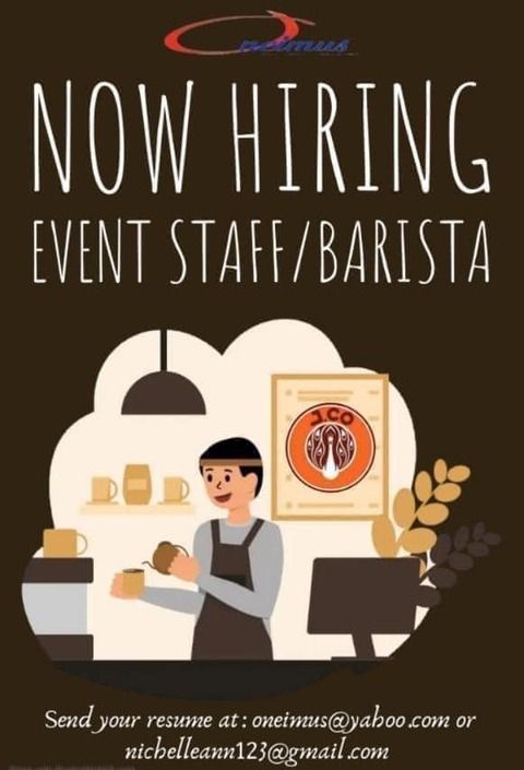 Event Staff/Barista (JCO PASAY CITY) image