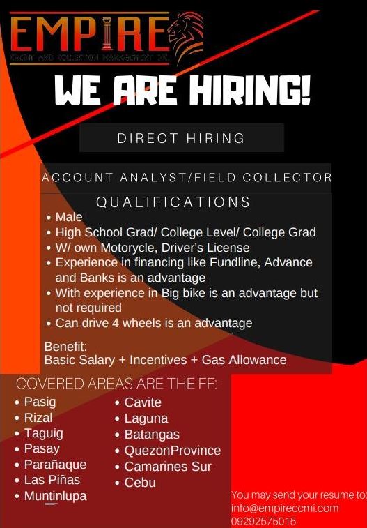 Empire Credit and Collection Mangement job hiring image