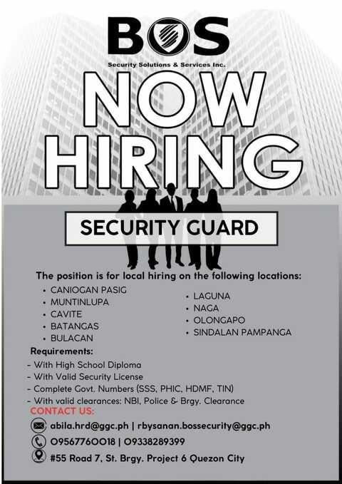 BOS Security Solutions & Services Inc. job hiring image