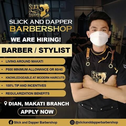 Slick and Dapper Barbershop - Dian Makati job hiring image