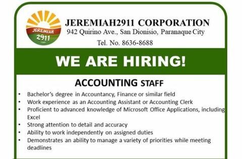 Jeremiah2911 Corp job hiring image