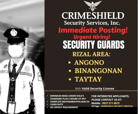 Crimeshield Security Services job hiring image