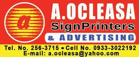 A. Ocleasa Sign Printers job hiring image