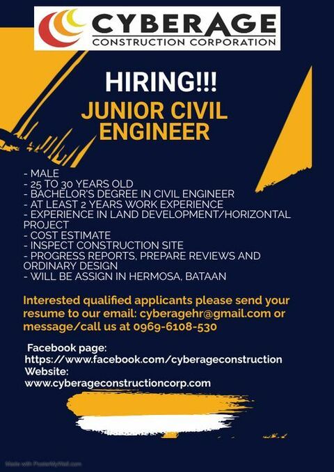 Cyberage Construction Corp job hiring image