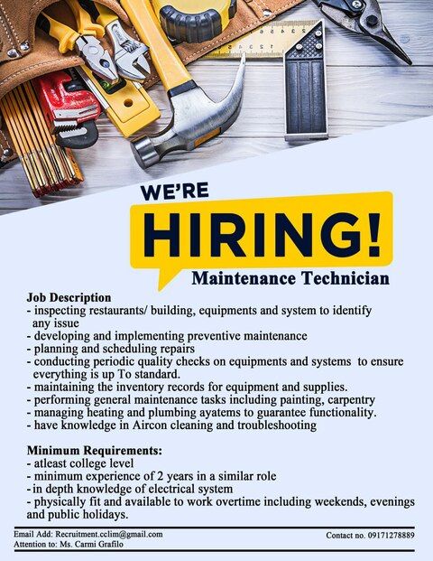 Maintenance Technician image