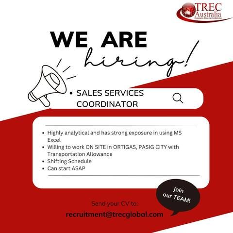 Sales Service Coordinator image