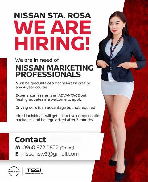 Nissan - Sta. Rosa job hiring image