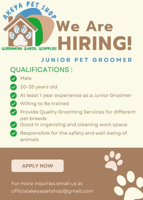 Akeya Pet Shop job hiring image