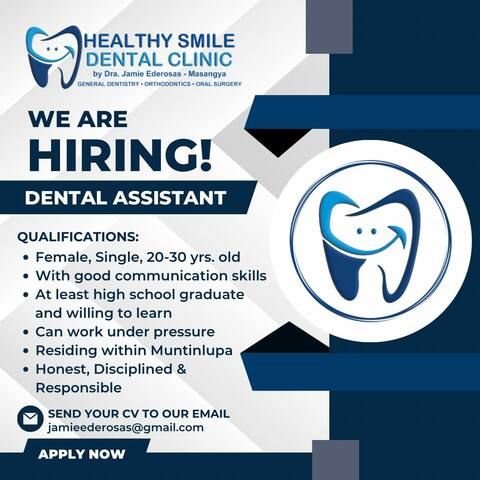 Heathy Smile Dental Clinic job hiring image