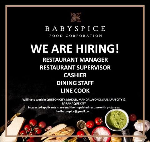 Babyspice Food Corporation job hiring image