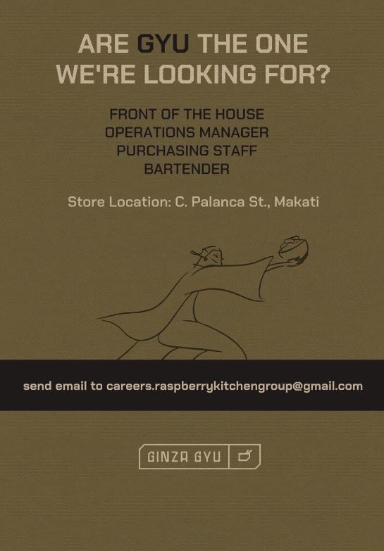 Ginza Gyu - Makati job hiring image