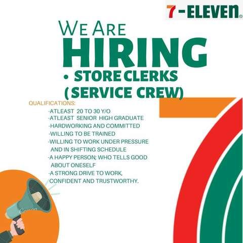 7-Eleven  Panglao job hiring image