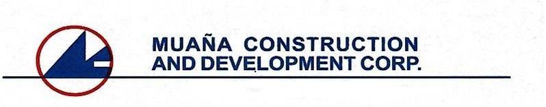 Muaña Construction and Development Corp. job hiring image