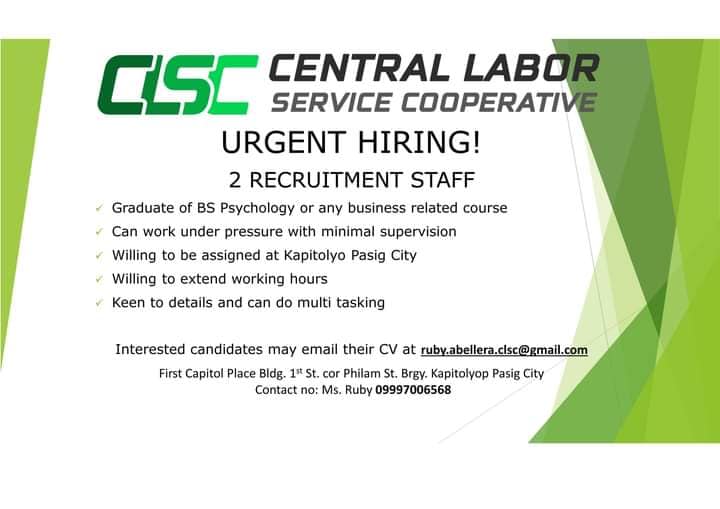 Central Labor Service Cooperative job hiring image