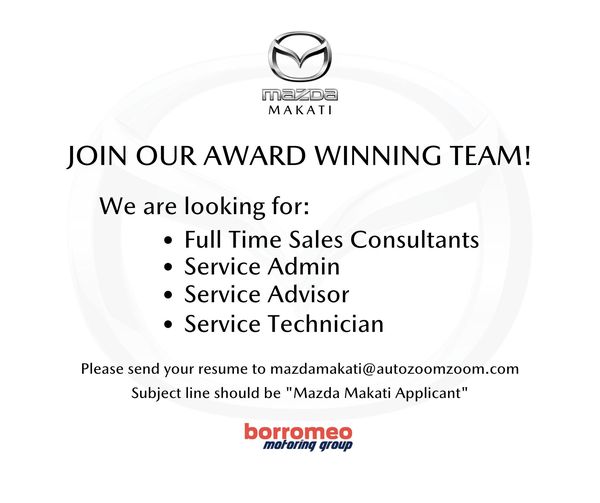 Mazda - Makati job hiring image