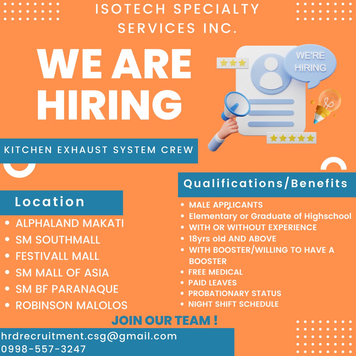 Isotech Specialty Services, Inc job hiring image