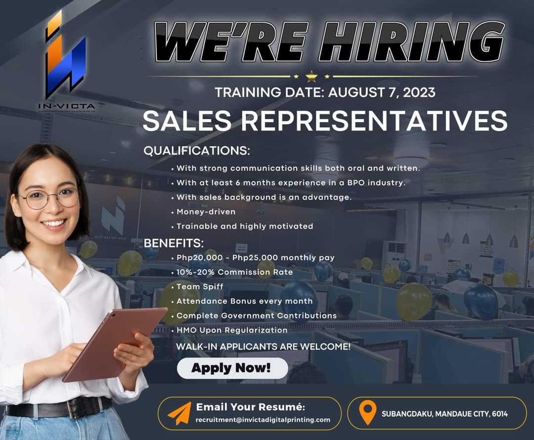 Sales Representative image