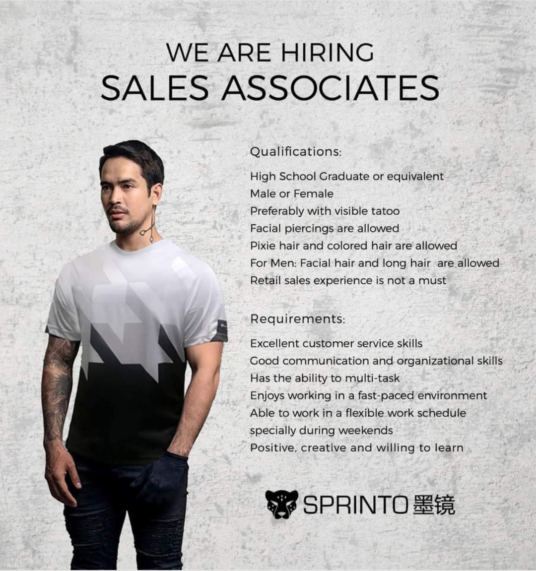 SPRINTO job hiring image