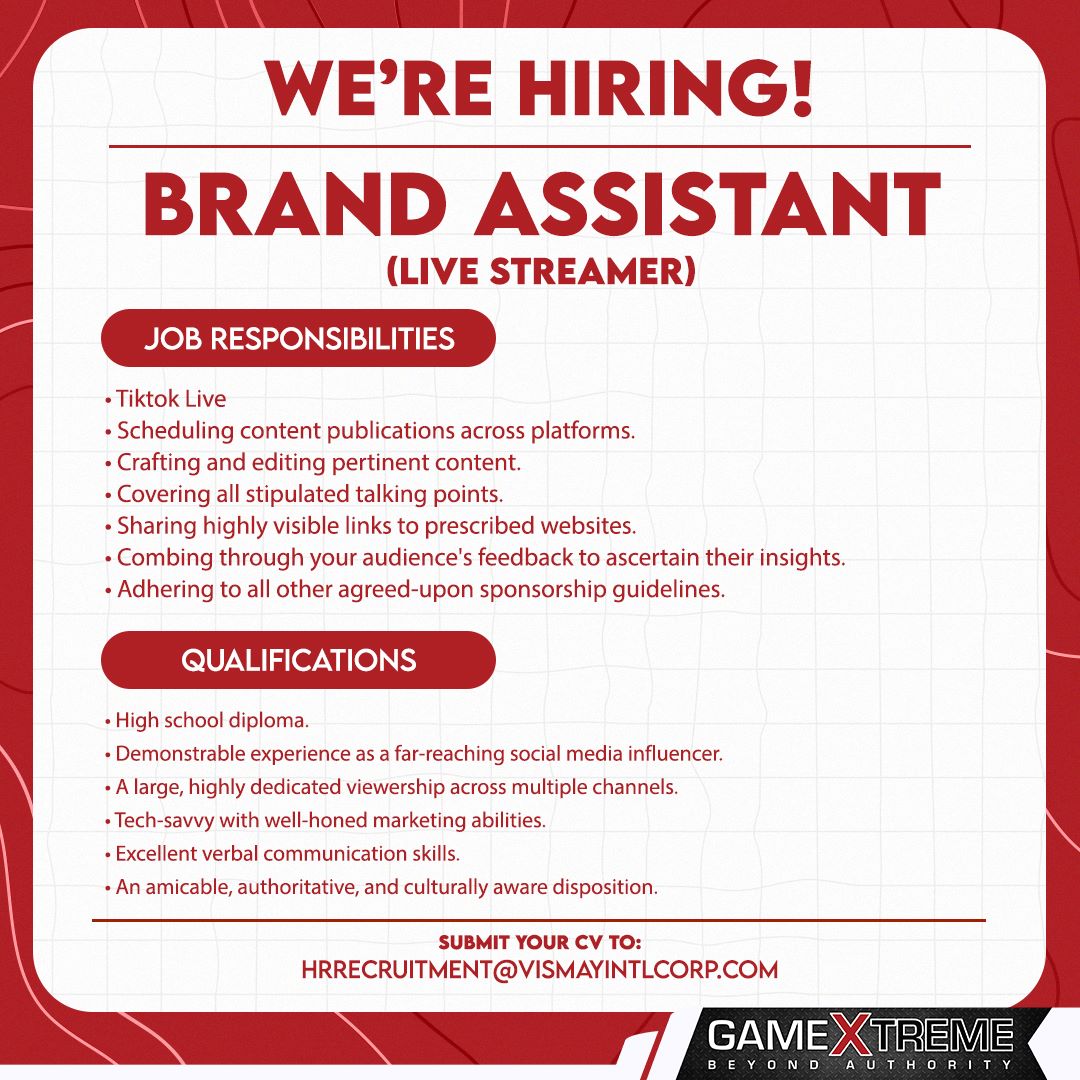 GameXtreme - Taguig job hiring image