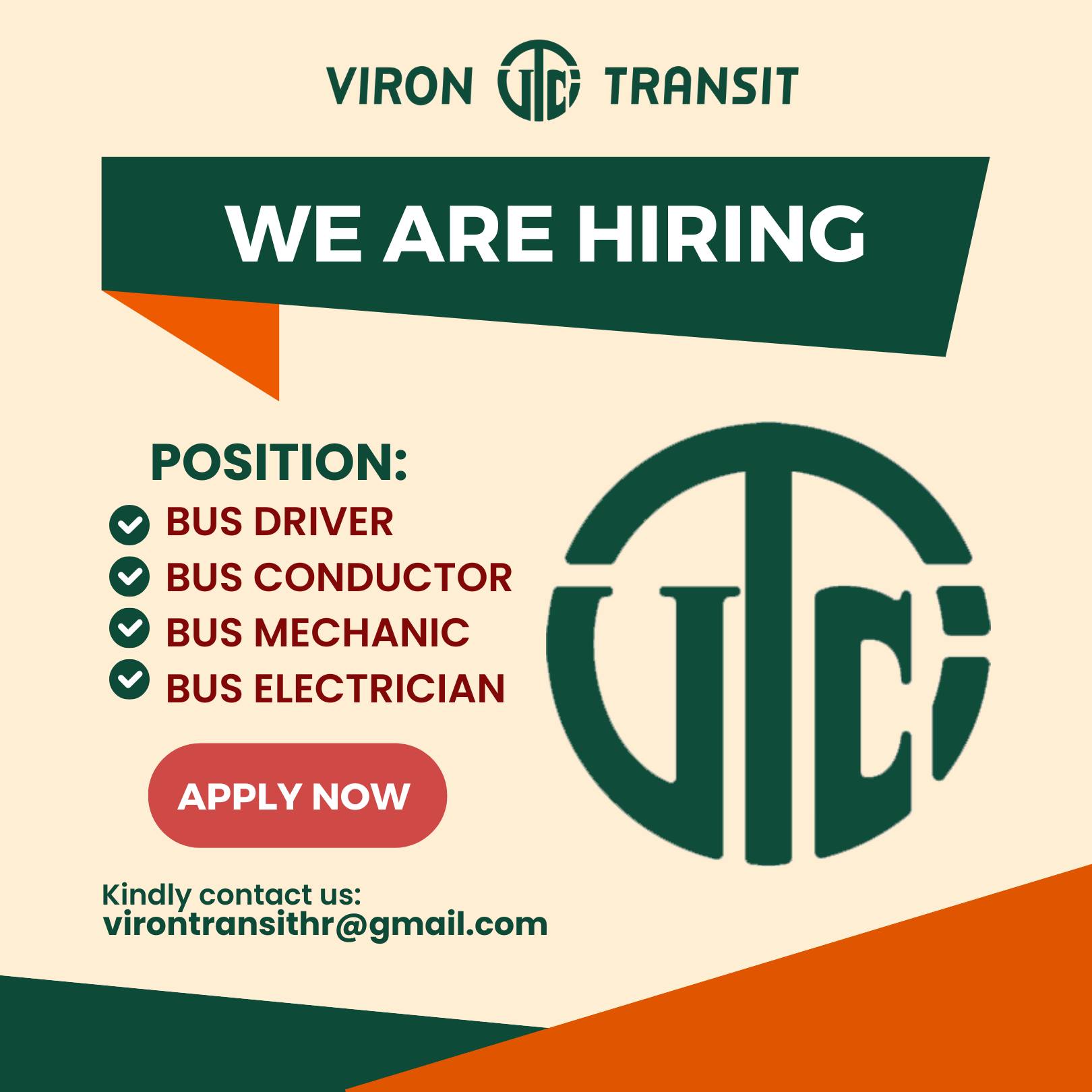 Viron Transit - Manila job hiring image