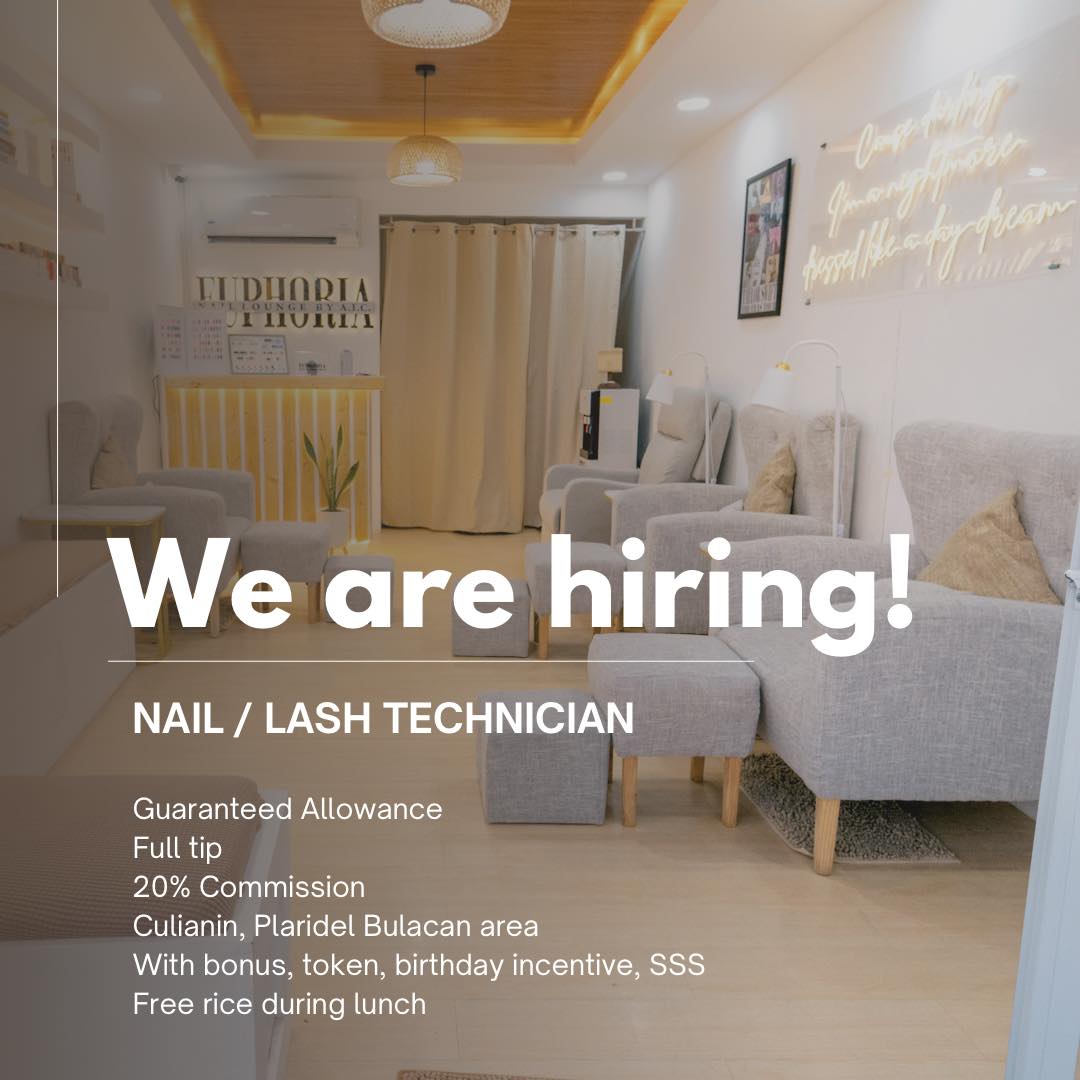 Euphoria Nail Lounge - Plaridel job hiring image