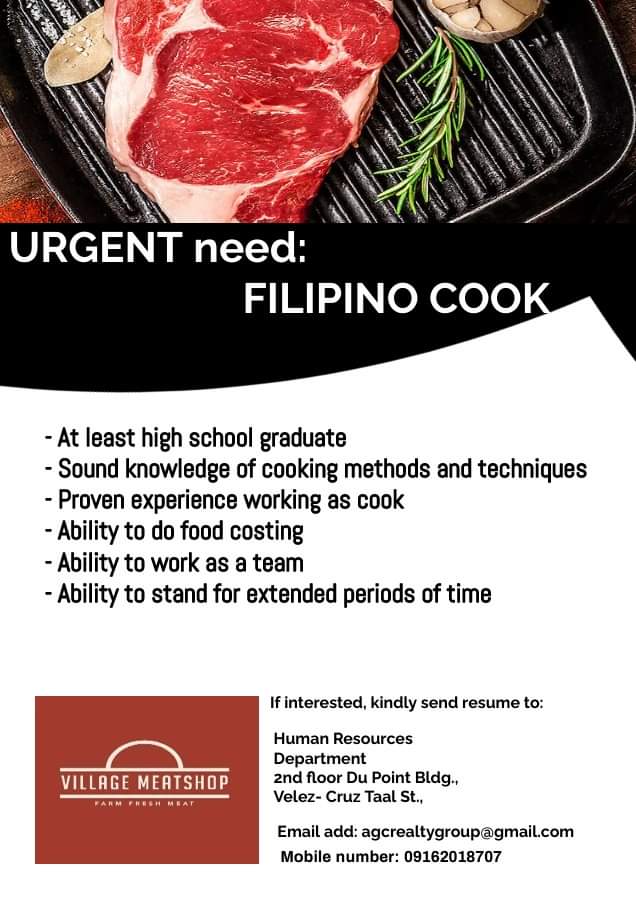 Filipino Cook image