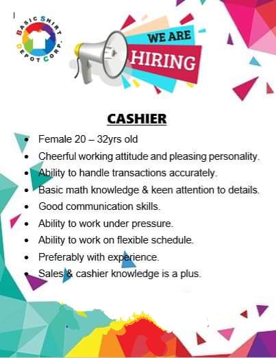 Basic Shirt Depot - Mactan job hiring image