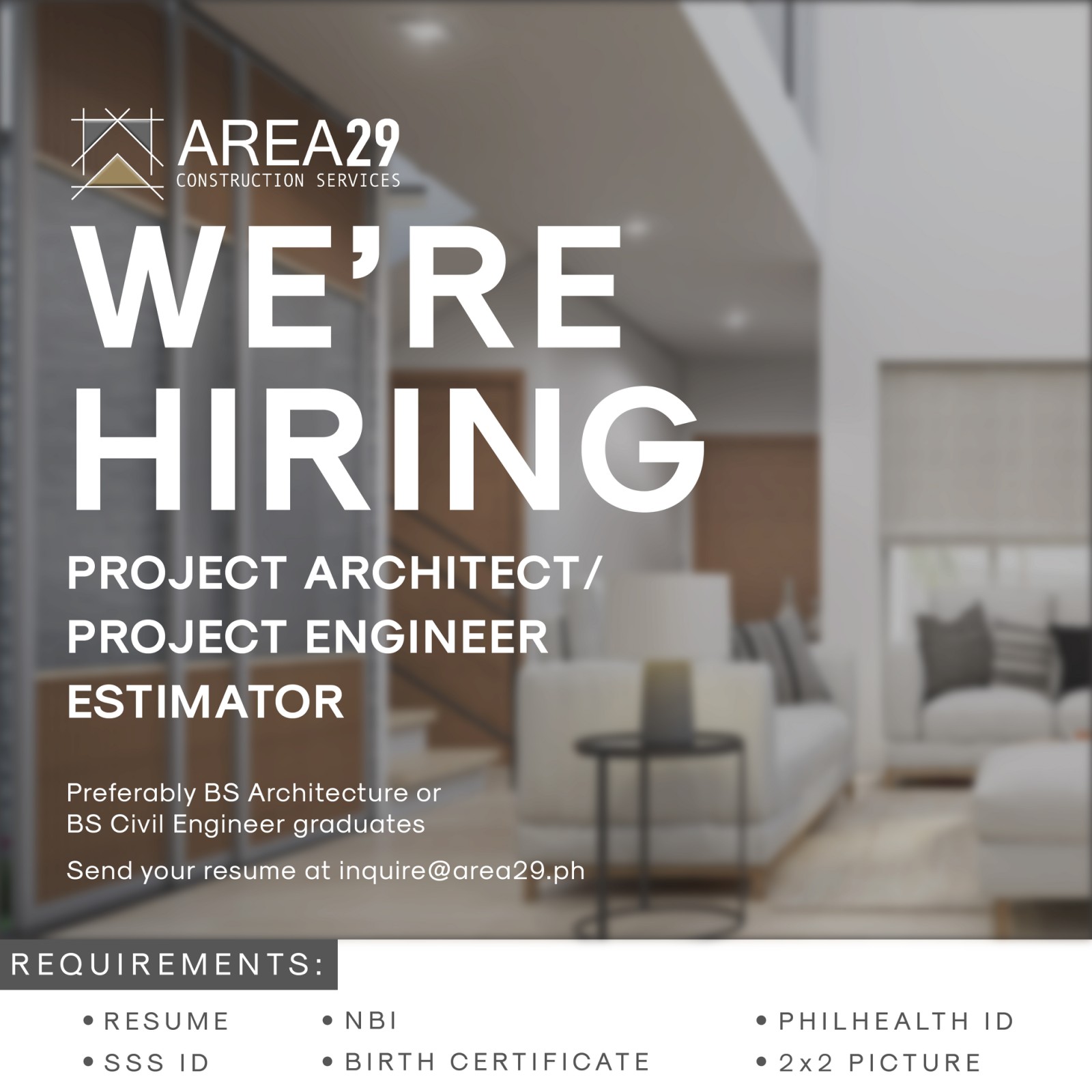 Area29 - Manila job hiring image