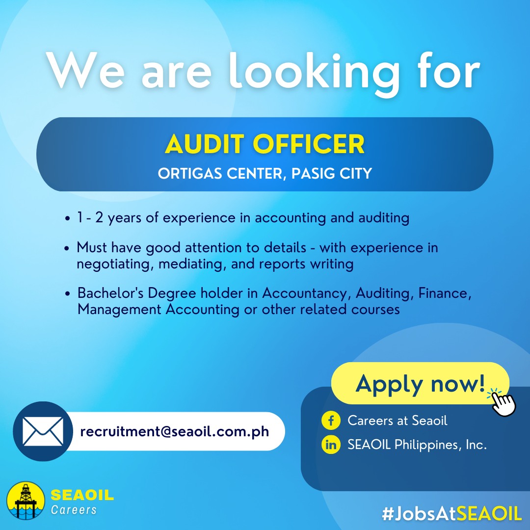 Seaoil - Ortigas job hiring image