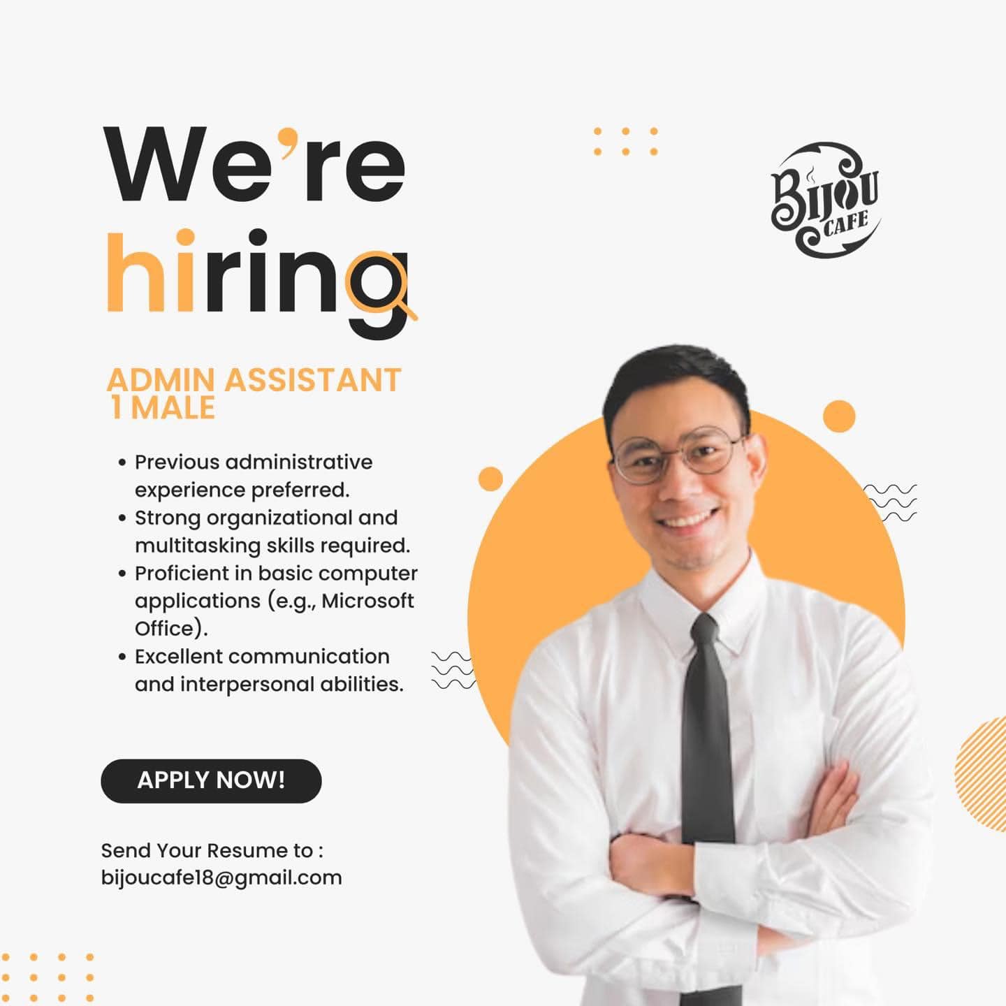 Bijou Café job hiring image