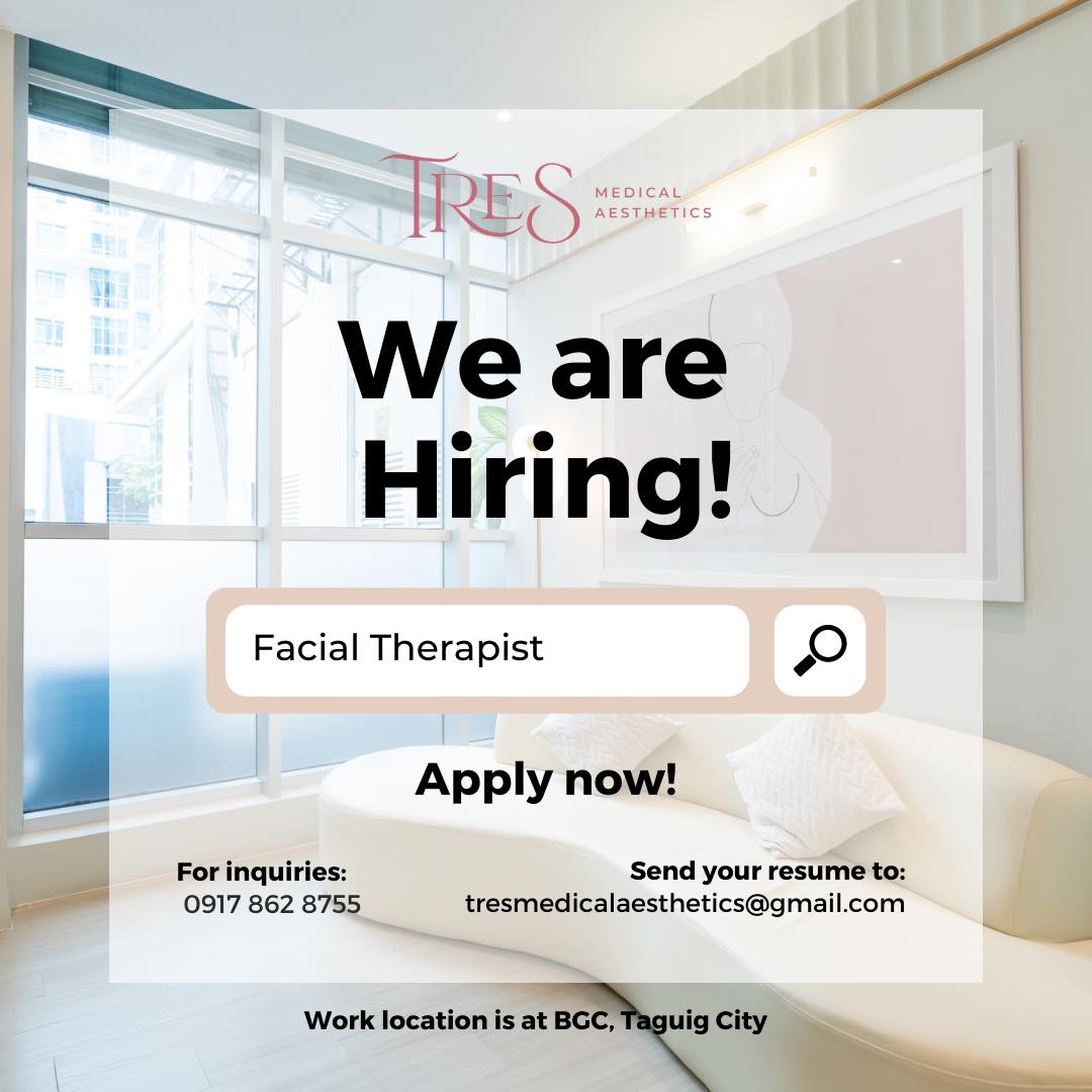 TRES Medical Aesthetics - BGC job hiring image