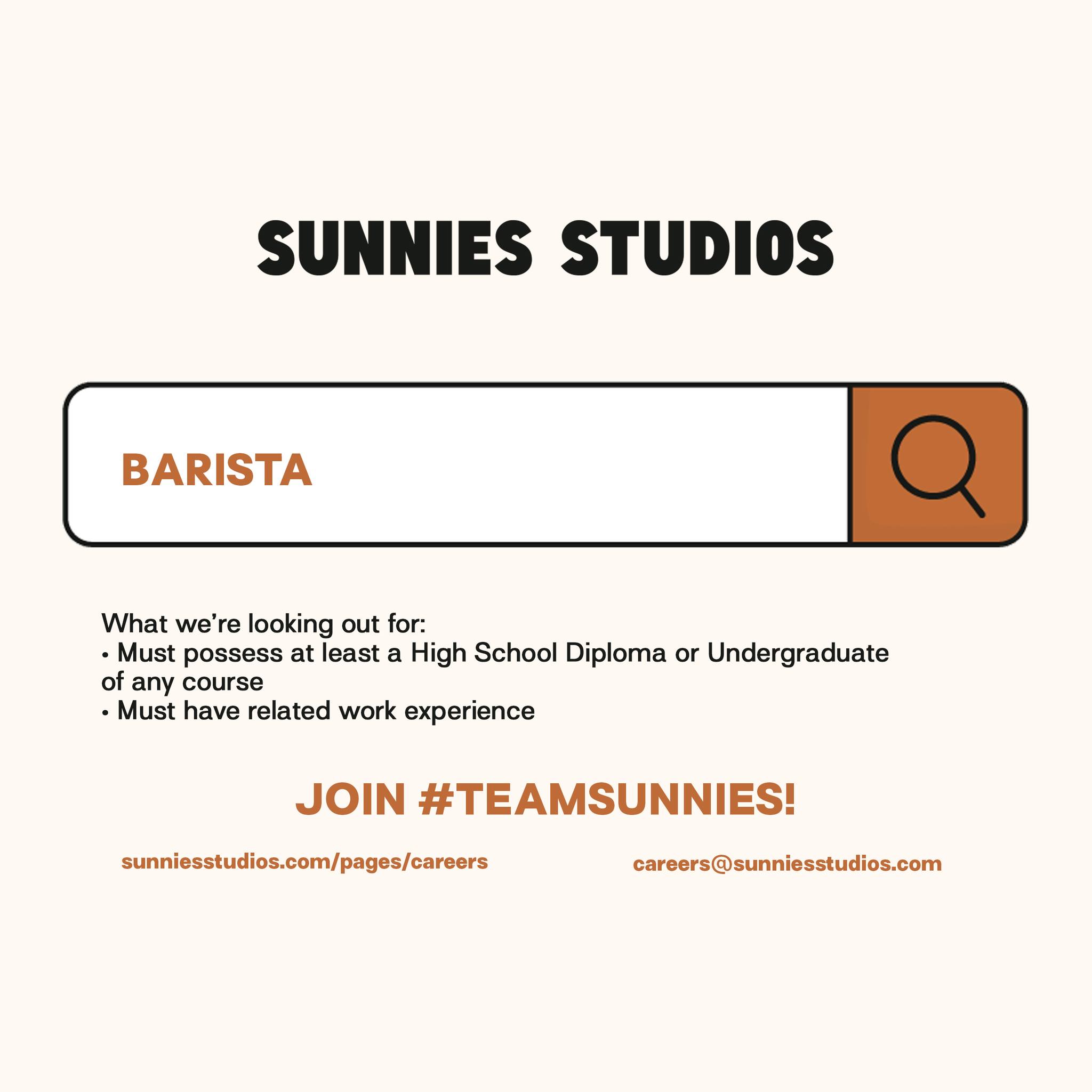 Sunnies Studious - Glorrieta job hiring image