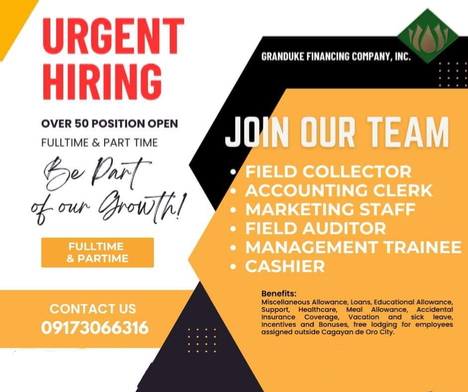 Granduke Financing Company, Inc job hiring image