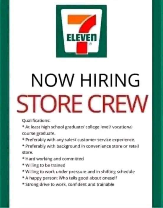 7-Eleven - Batangas job hiring image