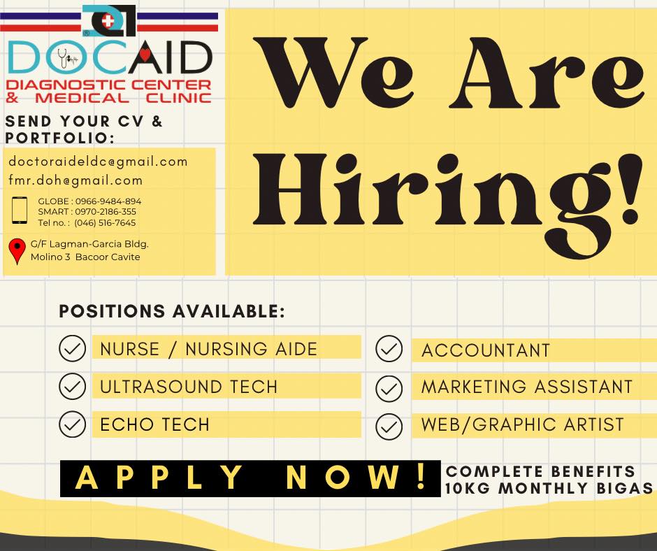 Doc Aid Diagnostic Center - Molino job hiring image