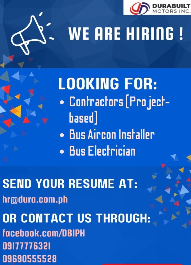 Durabuilt Motors Inc. - Bulihan job hiring image